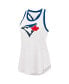 ფოტო #3 პროდუქტის Women's White Toronto Blue Jays Tater Tank Top