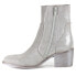 Фото #3 товара Diba True Majestic Zippered Round Toe Booties Womens Grey, Silver Casual Boots 3
