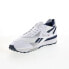 Reebok LX2200 Mens White Leather Lace Up Lifestyle Sneakers Shoes