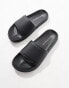 French Connection logo sliders in black Черный, UK 4 - фото #2