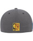 ფოტო #3 პროდუქტის Men's Charcoal Chicago Bulls Hardwood Classics 1996 NBA Finals Carbon Cabernet Fitted Hat