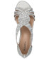 Фото #3 товара Women's Ginifur Embellished Strappy Wedge Sandals, Created for Macy's