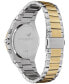 ფოტო #4 პროდუქტის Women's Hexa Multifunction Two-Tone Stainless Steel Bracelet Watch 38mm