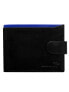 Фото #2 товара Мужское портмоне кожаное черное горизонтальное на кнопке  Portfel-CE-PR-N01L-VT.91-czarny	Factory Price
