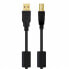 Фото #1 товара NANOCABLE HQ Ferrita USB A Male To USB B Male 5 m USB Cable