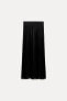 Zw collection satin midi skirt