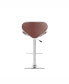 Фото #7 товара Curved Form Fitting Adjustable Barstool in Leatherette, Set of 2