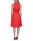 Фото #2 товара Women's Button-Front A-Line Dress