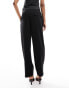 Фото #2 товара Object Tall tapered ankle grazer trousers in black