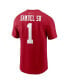 Фото #2 товара Men's Deebo Samuel Sr Scarlet San Francisco 49ers Player Name Number T-Shirt