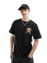 Фото #1 товара Timberland large logo backprint t-shirt in black