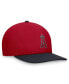 ფოტო #3 პროდუქტის Men's Red/Navy Los Angeles Angels Evergreen Two-Tone Snapback Hat