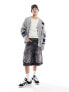 Aape By A Bathing Ape college cardigan in grey