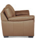 Фото #12 товара Lothan 79" Leather Apartment Sofa with 2 Cushions, Created for Macy's