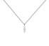Фото #1 товара Něžný stříbrný náhrdelník Gala Vanilla CO02-675-U (řetízek, přívěsek)