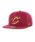 Men's Wine Cleveland Cavaliers Sure Shot Captain Snapback Hat