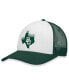 Фото #1 товара Men's White, Green Baylor Bears Tone Down Trucker Snapback Hat