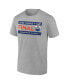 ფოტო #2 პროდუქტის Men's Steel Edmonton Oilers 2024 Stanley Cup Final Roster T-Shirt