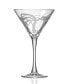 Фото #2 товара Palm Tree Martini 10Oz - Set Of 4 Glasses