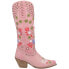 Фото #1 товара Dingo Poppy Floral Snip Toe Cowboy Womens Size 11 M Casual Boots DI732-650
