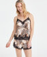 ფოტო #1 პროდუქტის Women's Printed Shortie Pajamas Set, Created for Macy's