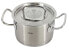 Fissler pure-profi collection hoher Kochtopf mit Metalldeckel 24 cm Ø 6,3 L