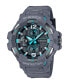 ფოტო #1 პროდუქტის Mens Analog Grey Resin Watch, 54.7mm, GRB300-8A2