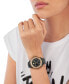 ფოტო #5 პროდუქტის Women's Heaven Black Ceramic Bracelet Watch 38mm