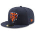 ფოტო #1 პროდუქტის Chicago Bears Custom On-Field Basic 59FIFTY Cap