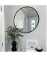 Фото #9 товара Circle Mirror 20 Inch, Round Wall Mirror Suitable For Bedroom, Vanity, Living Room