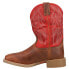 Фото #5 товара Justin Boots Canter Water Buffalo 11" Wide Embroidered Square Toe Mens Brown, R