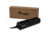 Фото #4 товара Удлинитель Equip 4-Outlet Power Strip - 1.1 m - 4 AC outlet(s) - Type F - Black - 100 - 240 V - 50 - 60 Hz