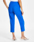 Фото #2 товара Women's High Rise Tapered Cropped Pants, Created for Macy's