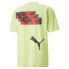 Фото #2 товара Puma Graphic Crew Neck Short Sleeve T-Shirt X Pam Mens Yellow Casual Tops 538810