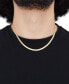 Polished Herringbone Link 18" Chain Necklace (4mm) in 10k Gold