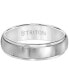 Men's Titanium Ring, Comfort Fit Wedding Band (6mm)