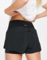 Nike Running Dri-Fit 3in 2 in 1 shorts in black