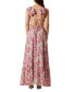 Фото #2 товара Платье макси с планкой ASTR the Label Primrose Lace-Up-Back для женщин