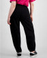 Фото #2 товара Plus Size Slim-Fit French Terry Sweatpants
