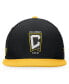 ფოტო #3 პროდუქტის Men's Black/Gold Columbus Crew Downtown Snapback Hat