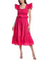 Фото #1 товара Reveriee Tiered Midi Dress Women's