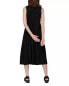 Фото #2 товара Whistles Tiered Jersey Midi Dress Black Size UK 18 US 14
