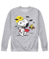 Фото #1 товара Men's Peanuts Snoopy Vampire Fleece T-shirt