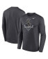 Фото #4 товара Men's Anthracite Chicago White Sox Icon Legend Performance Long Sleeve T-shirt