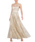 Women's Sequined Illusion Gown