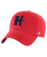 47 Men's Red Houston Texans Secondary Clean Up Adjustable Hat