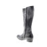 Фото #11 товара Roan by Bed Stu Ellia F858034 Womens Black Leather Zipper Knee High Boots
