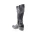 Roan by Bed Stu Ellia F858034 Womens Black Leather Zipper Knee High Boots