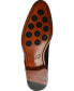 Фото #5 товара Men's Jack Handcrafted Leather, Velvet and Wool Dress Shoes