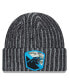 Men's Black Carolina Panthers 2023 Salute To Service Cuffed Knit Hat